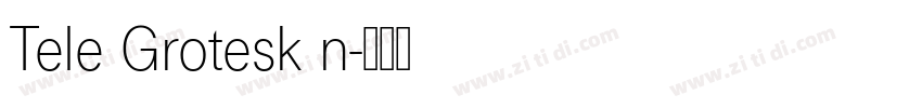 Tele Grotesk n字体转换